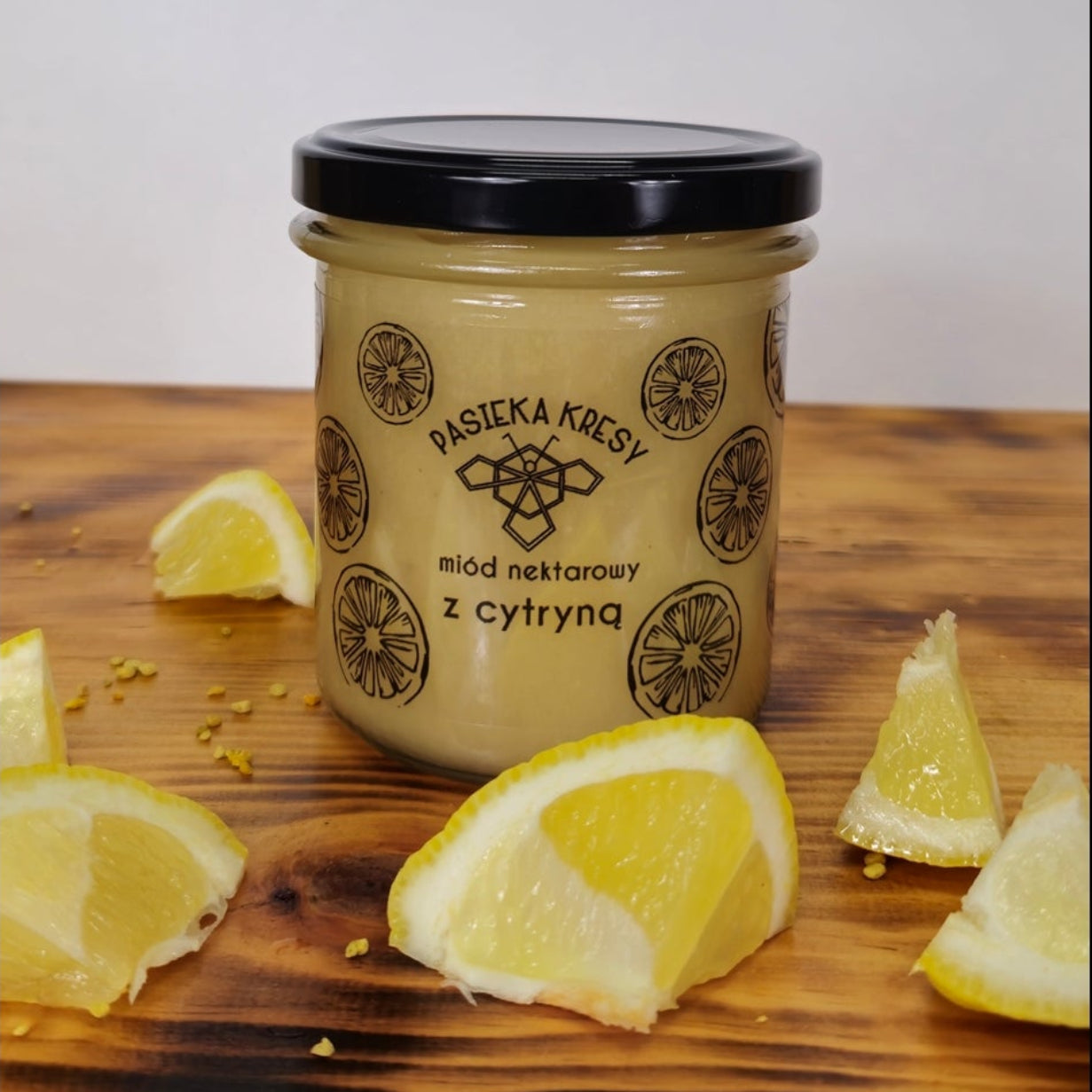 Miód kremowany z cytryną 430 gram