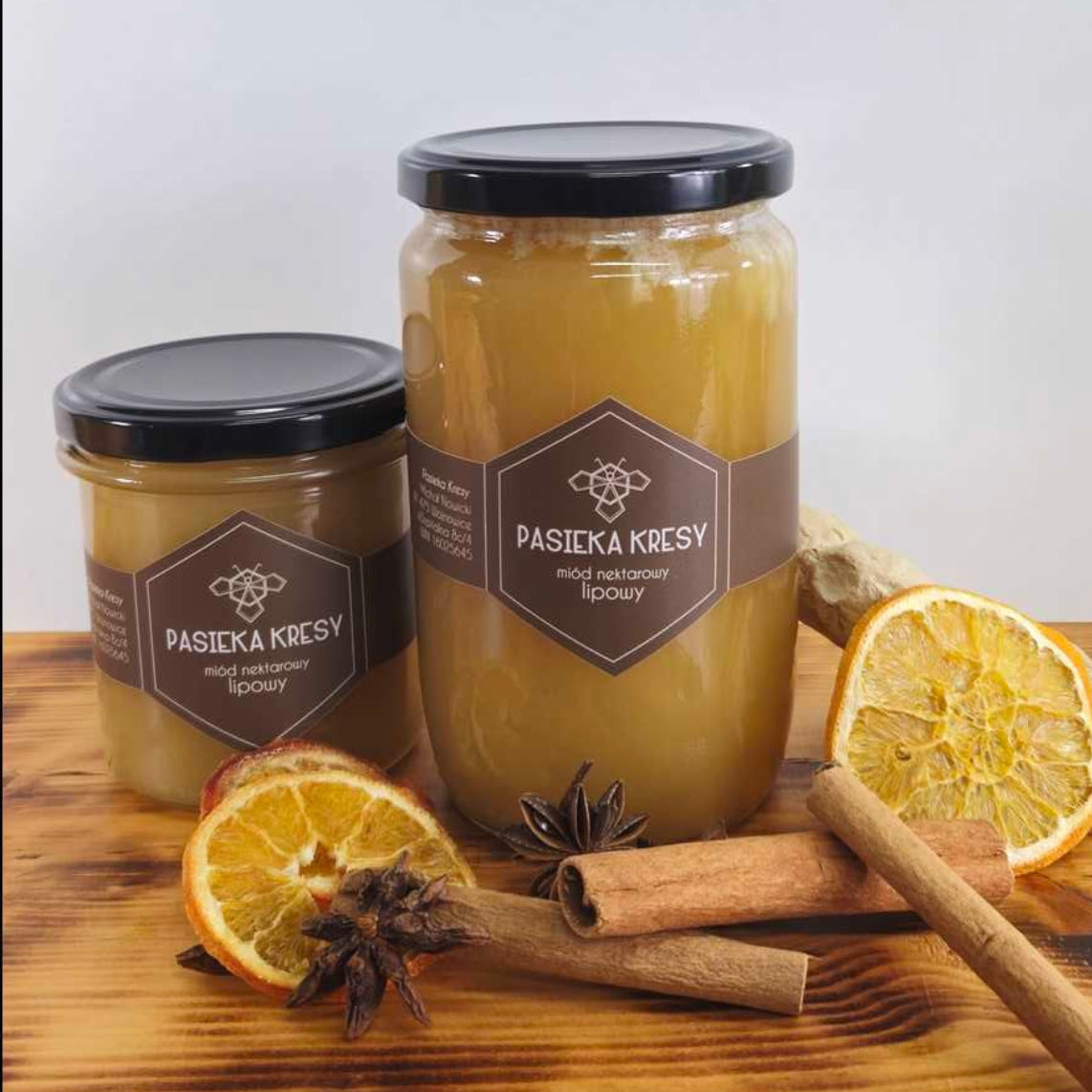 Miód nektarowy lipowy 470g