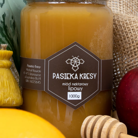 Miód nektarowy lipowy 1kg