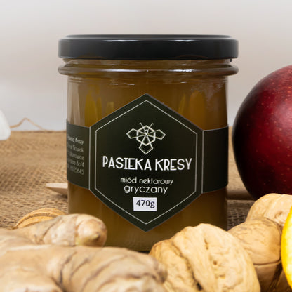 Miód nektarowy gryczany 470g